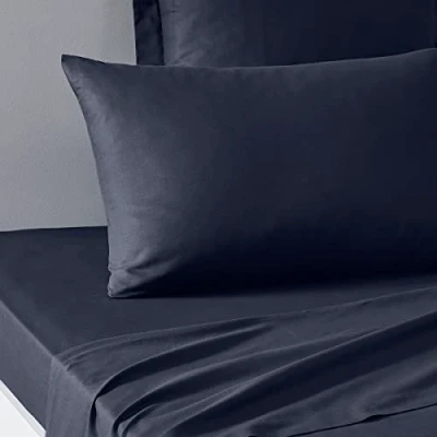 Immagine di TODAY Essential Set di 2 federe 50 x 70 cm, 100% cotone, tinta unita, colore: bronzo