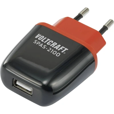 Immagine di VOLTCRAFT SPAS 2100 Caricatore USB 10.5 W Presa di Corrente uscita max. mA Num. uscite: 1 x Auto rilevamento