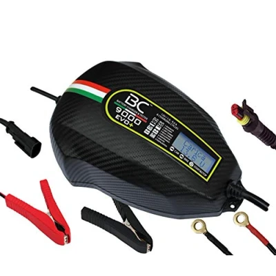 Immagine di BC 9000 EVO+ Caricabatterie/Mantenitore Intelligente 1 Amp/9 Amp per Batterie 12V Piombo Acido, con di Tester Batteria e Alternatore, adatto Auto, Moto, Scooter, Barche, Camper fino a 200Ah