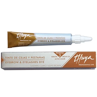 Immagine di Thuya Tinta Rigenerante In Crema Con Cheratina, Aloe E Argan, Castano Chiaro, 14 ml, 1 Unità