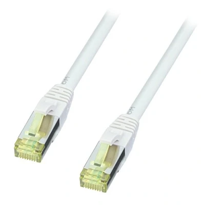 Immagine di LINDY 47263 RJ45 cavo di rete, patch CAT 6A/7 S/FTP 1.50 m Grigio con protezione 1 pz.
