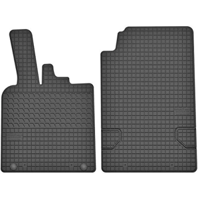 Immagine di Motohobby Set di tappetini in gomma anteriori per Smart ForTwo II (2008 2015), 2 pezzi, su misura