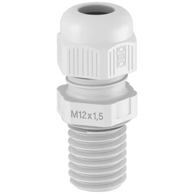 Immagine di OBO Bettermann 2022945 Pressacavo filettato 1.5 mm Plastica, PA Grigio luminescente 1 pz.
