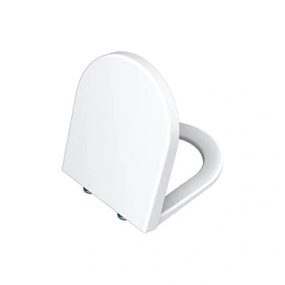 Immagine di Vitra S50 Toilet Seat with Slow Close Mechanism 003/309 White Sedile WC e copriwater bianco