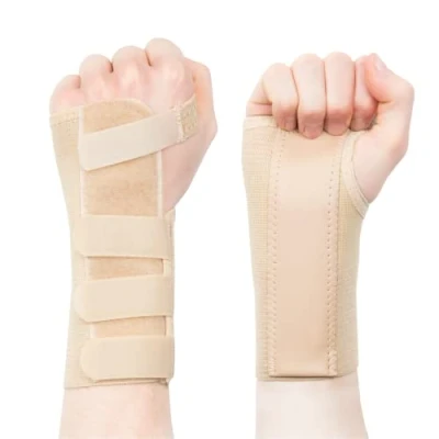Immagine di Actesso Tutore Polso a Tripla Cucitura Allevia Sindrome del Tunnel Carpale, di Fratture, Slogature, Tendinite e Dolori Articolari (XL, Destra)