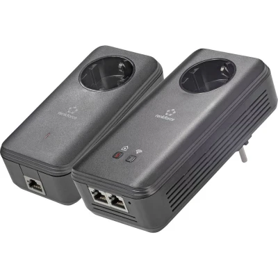 Immagine di Renkforce PL1200D WiFi Powerline WLAN Starter Kit RF 4613334 1.2 GBit/s