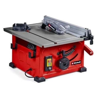 Immagine di Einhell sega circolare da banco TC TS 8 (1200 Watt, altezza di taglio 45 mm, lama Ø 210 guida angolare, battuta parallela, attacco aspirazione nell&#039;alloggiamento)