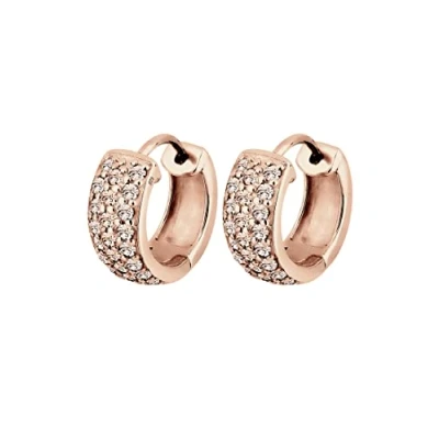 Immagine di Elli Orecchini Ladies Creoles Filigree Sparkling con Cristalli in Argento 925
