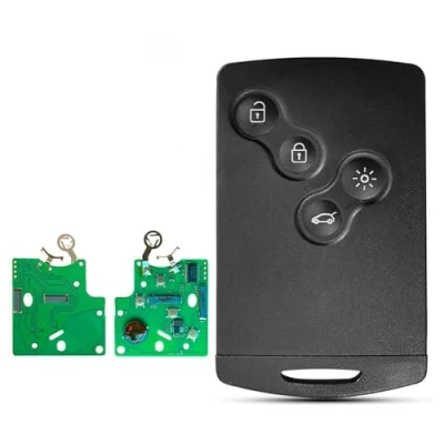 Immagine di Guscio Chiave auto a distanza Controllo remoto telecomando radiocomando portachiavi per Renault Megane 3 Laguna Scenic Fluence Keyless Smart Remote Car Key