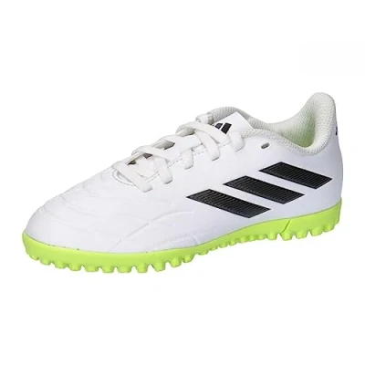 Immagine di adidas Performance COPA PURE 4 TF Unisex Scarpe da calcetto con tacchetti per bambini, Taglia: 38, Footwear white/core black/lucid lemon