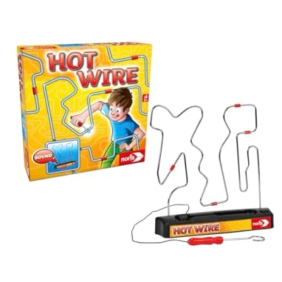 Immagine di Noris 606060172 Hot Wire, il famoso gioco di abilità per tutta la famiglia (batterie non incluse nel gioco), dai 3 anni in su.