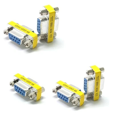 Immagine di SIENOC Cavo Adattatore seriale RS232 D Sub 9 Pin, da DB9F Femmina a [5 Pezzi]