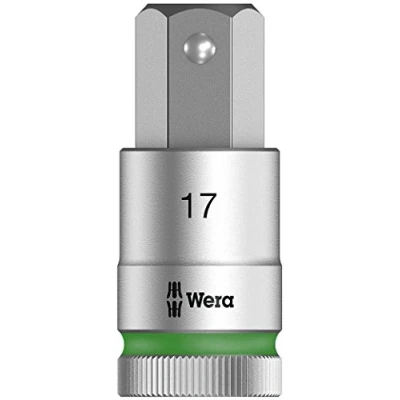 Immagine di Wera 8740 C HF 05003828001 Brugola interna Inserto giravite a bussola 17 mm 1/2 (12.5 mm)
