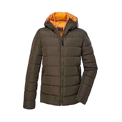 Immagine di G.I.G.A. DX Uomo La giacca trapuntata con cappuccio/giacca funzionale è idrorepellente GW 10 MN QLTD JCKT, green anthracite, 3XL, 39833 000
