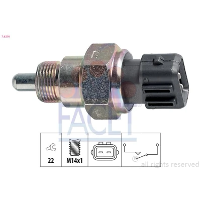Immagine di FACET 7.6216 Interruttore, Luce di retromarcia Made in Italy OE Equivalent SKODA: Fabia I Hatchback, 1 Combi, VOLKSWAGEN: Lupo / 3L