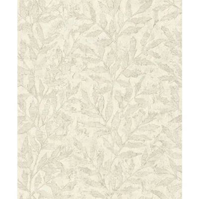 Immagine di Rasch Wallpaper 315004 Carta da parati in tessuto non tessuto, motivo foglie, collezione Factory V, colore: Bianco