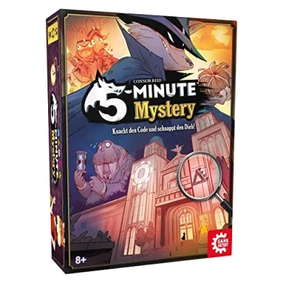 Immagine di Game Factory 646284 Mistero di 5 minuti, Ricerca cooperativa nel tempo, Gioco da tavolo per bambini 8 anni in su, Codifica e aziona il ladro, Multicolore, Versione Tedesca