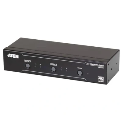 Immagine di ATEN VM0202H Switch Matrix HDMI 4096 x 2160 Pixel Nero