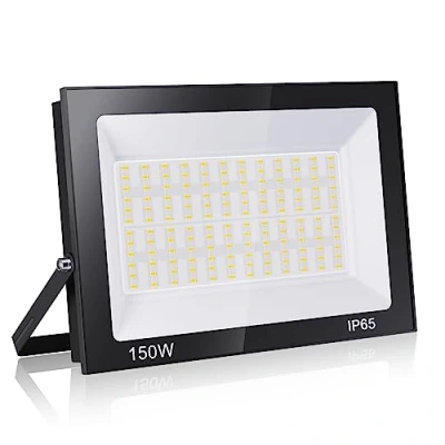 Immagine di loyal 150W Faretto LED da Esterno Super Luminosa Fari Lampada 6000K Bianco Freddo, Impermeabile IP65 Proiettore Faro, Luce di Sicurezza per Giardino Corridoio Piazza Cortile Garage