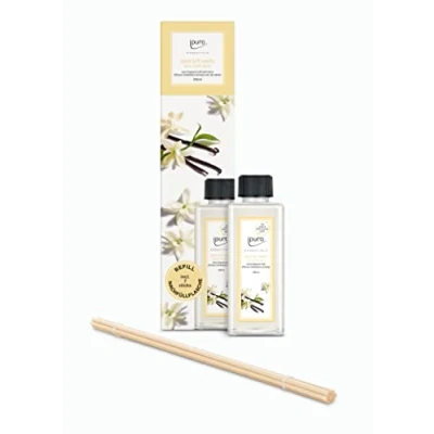 Immagine di ipuro Soft Vanilla ricarica di Profumo per ambienti con vaniglia fine Olio profumato Refill bastoncini profumati Diffusore Bottiglia 200 ml
