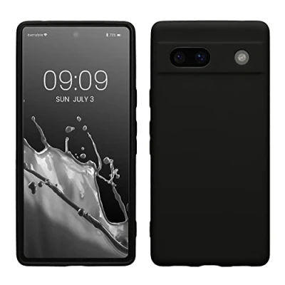 Immagine di kwmobile Custodia Compatibile con Google Pixel 7a Cover Back Case per Smartphone in Silicone TPU Protezione Gommata nero matt