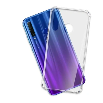 Immagine di mtb more energy® Custodia Crystal Armor per Honor 20 Lite, 20e (6.21&#039;&#039;) Hard PC Back &amp; Soft Silikon Bumper Angoli rinforzati Trasparente TPU Case Cover