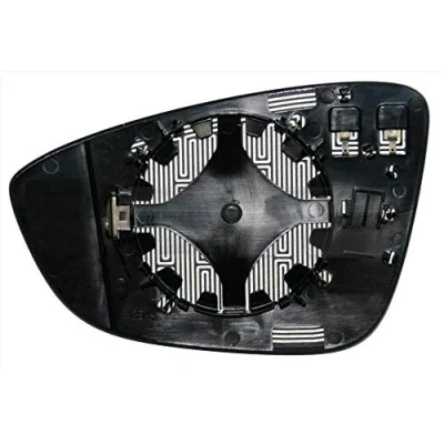 Immagine di TYC 337 0212 1 Vetro Specchio Retrovisore Sx VOLKSWAGEN: Scirocco III, Passat B7 Variant, Eos
