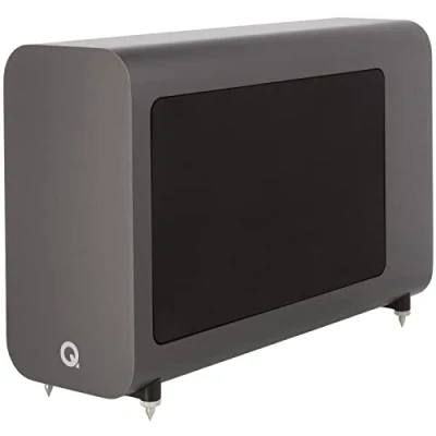 Immagine di Q ACOUSTICS 3060S Subwoofer attivo grigio grafite Tipo di involucro: Infinite Baffle, driver 8&quot;, amplificatore classe D da 150 Watt audio domestico alimentato per sistema home
