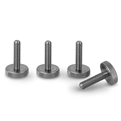 Immagine di PrecisionGeek Viti zigrinate M5 x 19mm Acciaio Inossidabile 4 pz