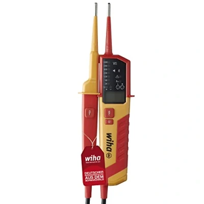 Immagine di Wiha 45217 Tester di tensione e continuità CAT III 1000 V, IV 600 V LED, Acustico