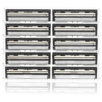 Immagine di Personna 100 Twin 2 (doppia Ii) lamette Compatibile con&#039;S Trac Gillette Razor sistema, TRAC2, Atra, G2, GII, Vector, Contour Razors