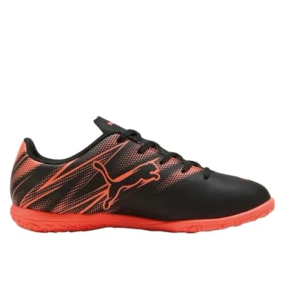 Immagine di Puma Attacanto IT JR Unisex Scarpe da calcetto per bambini, Taglia: 38, Black/glowing red Sintetico