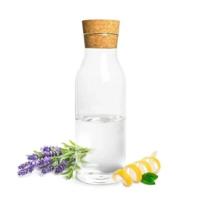 Immagine di Sendez caraffa in vetro da 1 litro con tappo sughero, per vino, decanter trasparente