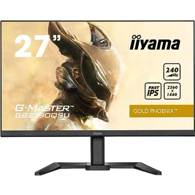 Immagine di Iiyama G Master Gold GB2790QSU B5 Monitor ERP E (A G) 68.6 cm (27 pollici) 2560 x 1440 Pixel 16:9 1 ms DisplayPort IPS LCD