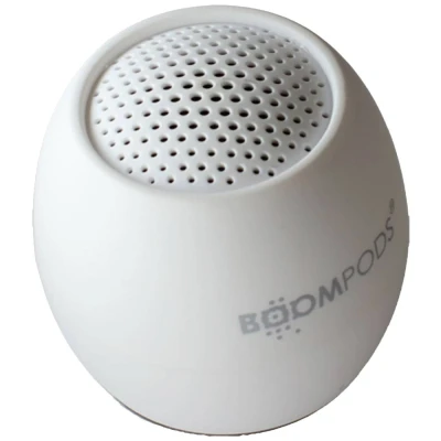 Immagine di Boompods Zero Talk Altoparlante Bluetooth integrazione diretta con Amazon Alexa, Funzione vivavoce, protetto dagli urti, dallacqua Bianco