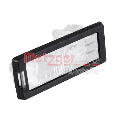 Immagine di METZGER 2080125 Luce Targa W5W Sx, Dx con portalampada, lampadina marchio di controllo E DACIA: Duster SUV, LOGAN MCV 2, Lodgy