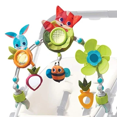 Immagine di Tiny Love Sunny Stroll Arco Gioco Passeggino, Culla, Ovetto, con Clip Aggancio Universale, Educativo, 0+ Mesi, Collezione Meadow Days