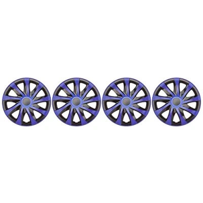 Immagine di NRM KO251 Set di 4 copricerchi Draco CS, 15&quot;, Colore: Nero/Blu