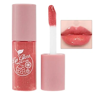Immagine di Olio idratante per labbra,Balsamo labbra colorato Trasparente Toot Lip Oil Cura delle labbra, glitter a lunga durata Glow nutriente non appiccicoso