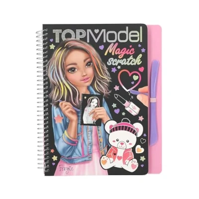 Immagine di Depesche 13266 TOPModel Magic Scratch Book, Libro Simpatici Motivi di Modelli da grattare, con Bella sfumatura Colore, Circa 20 x 19,5 2 cm, Multicolore