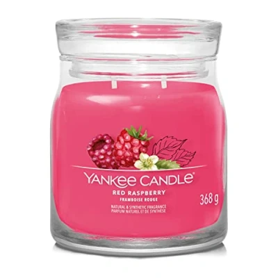 Immagine di Yankee Candle Medium with 2 wicks Red Raspberry 11 cm / ø 9