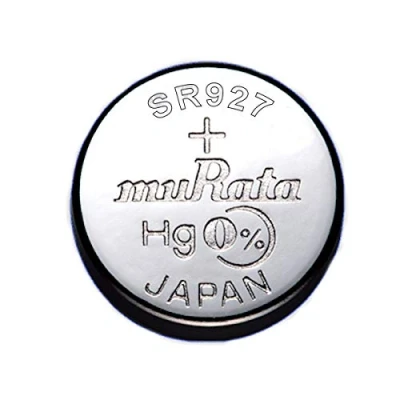 Immagine di 1 batteria Murata 395/399 SR927/W/SW AG7 SR57 ossido d&#039;argento 0% mercurio per orologio.