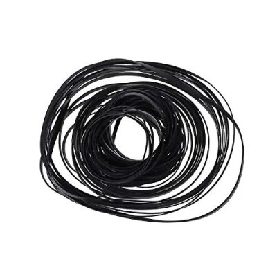 Immagine di 50Pcs 4mm Larghezza Universale Mix Cassette Nastro Macchine Cinghie Variate Drive Cinghia di Gomma Piana per Registratori Walkman