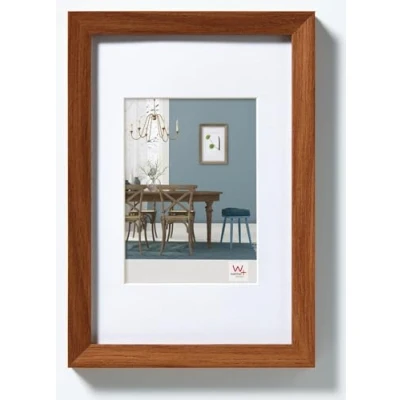 Immagine di walther design rovere scuro 30 x 45 cm con passe partout, cornice in legno Fiorito EF045P