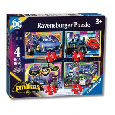 Immagine di Ravensburger puzzle Batwheels, Collezione 4 in a Box, ...