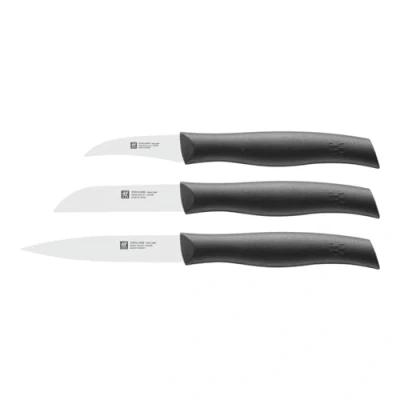Immagine di ZWILLING Twin Grip Set di Coltelli, Acciaio Inossidabile, Nero, 3 Pezzi