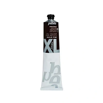 Immagine di PEBEO Fine Studio XL Colore ad Olio per Pittura, Marrone (Ombra Bruciata), 200 ml