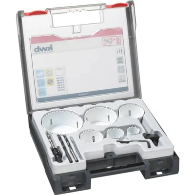 Immagine di kwb 598250 Kit seghe a tazza 11 parti 25 mm, 35 46 54 68 83 mm 1 pz.
