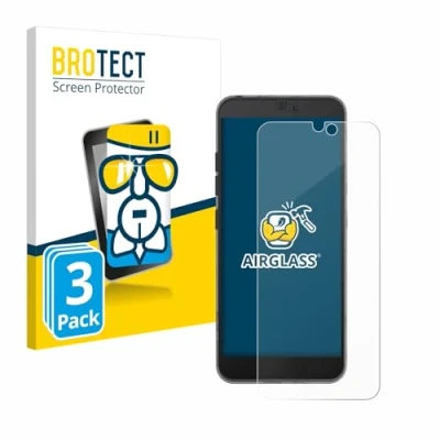 Immagine di brotect Pellicola Protettiva Vetro per Fairphone 3 Protezione Schermo (3 Pezzi) [Durezza Estrema 9H, Chiaro]