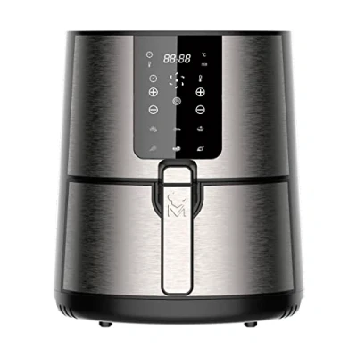 Immagine di MasterPRO Rocket 360 Friggitrice Senza Olio Capacità da 3,6 L e 1500 W di Potenza Schermo LED Touch Cestello Antiaderente ad Aria Temperatura Regolabile 80 200ºC